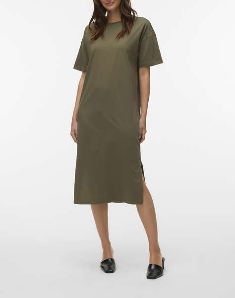 VERO MODA VMMOLLY SS OVERSIZE CALF DRESS NOOS