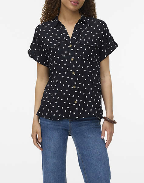 VERO MODA VMBUMPY SS SHIRT AOP WVN NOOS