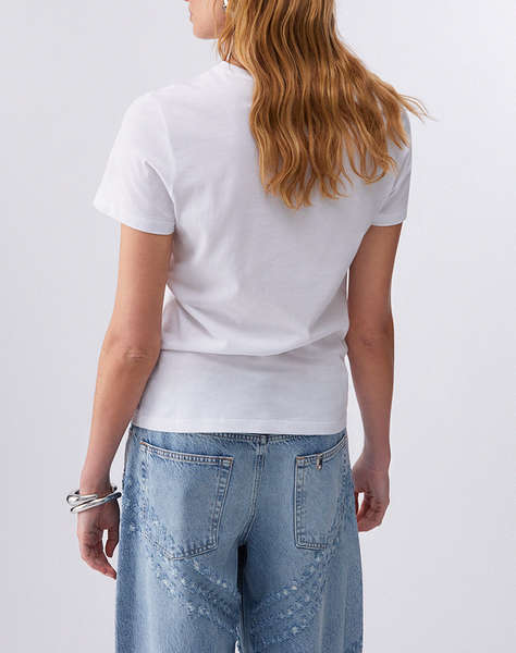 LIU JO WHITE_WA6J09_T-SHIRT MODA M/C ДАМСКА ТЕНИСКА