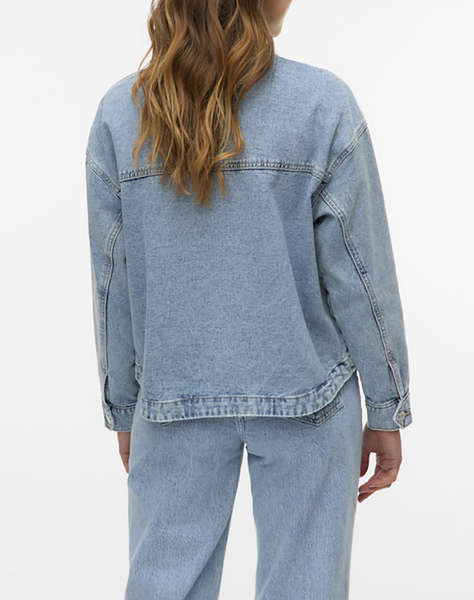 VERO MODA VMJAMIE LS DENIM SHACKET MIX GA NOOS