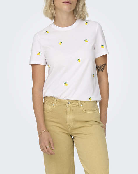 ONLY ONLKETTY S/S O-NECK TOP JRS NOOS