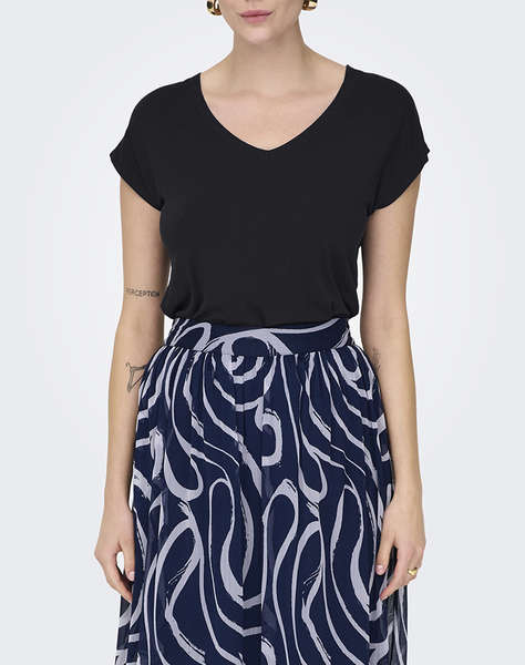 ONLY ONLRILLA S/S V-NECK TOP JRS