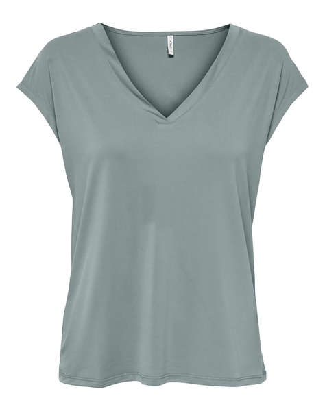 ONLY ONLFREE S/S MOD.V-NECK TOP JRS NOOS