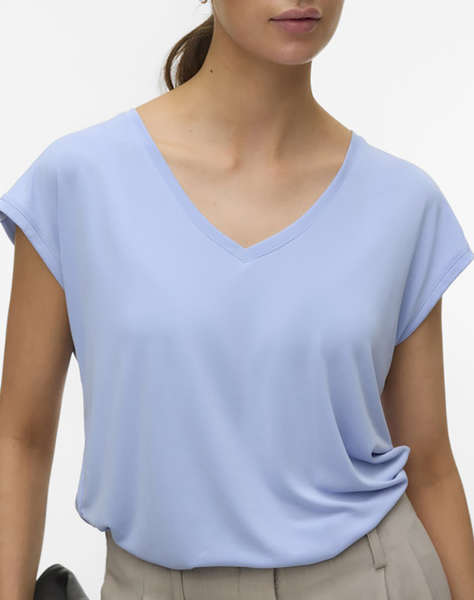 VERO MODA VMFILLI SS V-NECK TEE NOOS