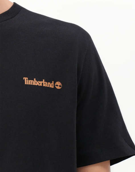 TIMBERLAND Small Linear Logo Print Tee