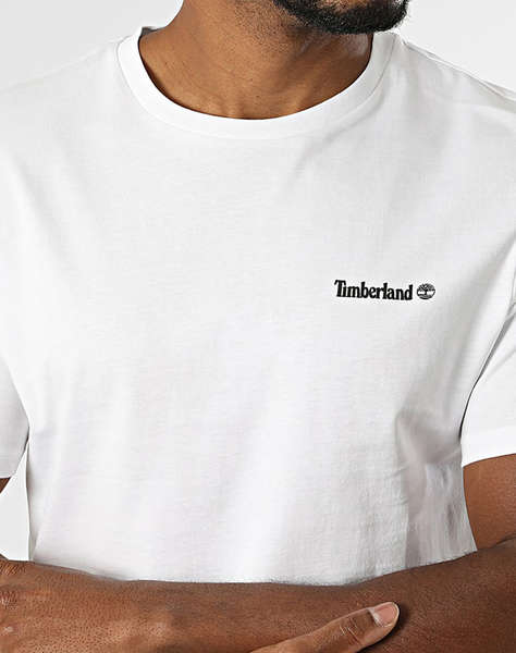 TIMBERLAND Small Linear Logo Print Tee