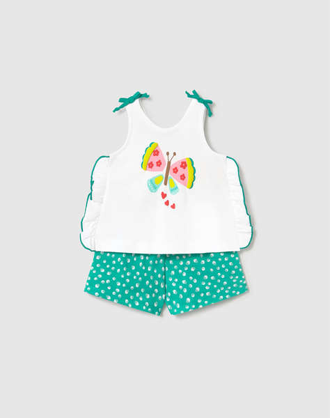 MAYORAL PRINTED SHORTS SET