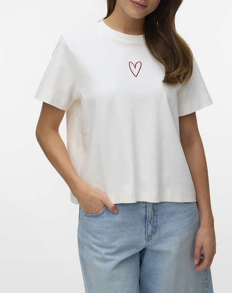 VERO MODA VMSARA METTE SS TOP BOX JRS NOOS