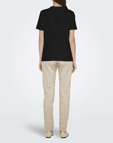 ONLY ONLPARKER S/S O-NECK BLING TOP BOX JRS