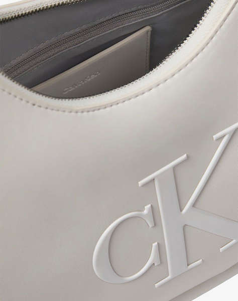 CALVIN KLEIN JEANS BOLD CK CRESCENT BAG