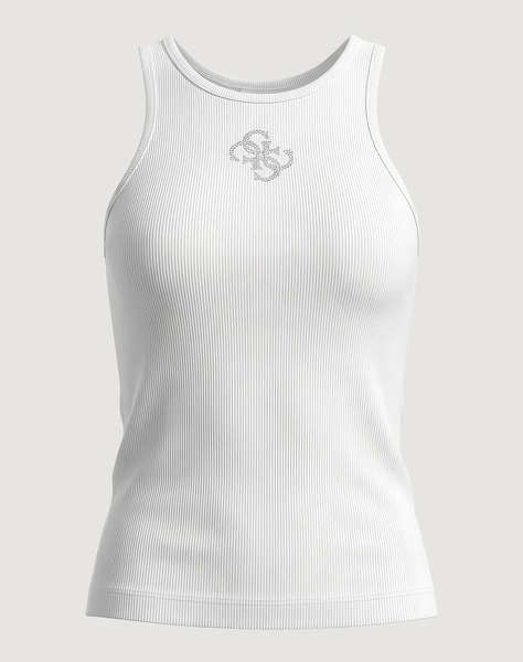 GUESS SL ROUND NK GUENDALINA TOP ДАМСКА БЛУЗА