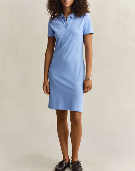 GANT РОКЛЯ SLIM SHIELD SS PIQUE POLO DRESS