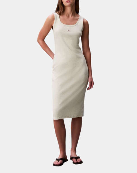 CALVIN KLEIN JEANS SL BABY RIB WOVEN LABEL SQUARE N