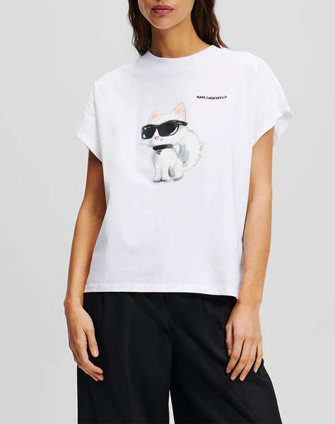 KARL LAGERFELD JEANS IKON AQUARELLE C LOOSE T-SHIRT