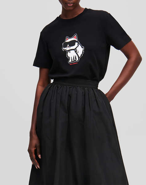 KARL LAGERFELD JEANS IKON SKETCH CHOUPETTE T-SHIRT