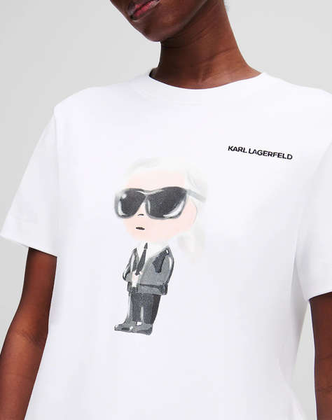 KARL LAGERFELD JEANS IKON AQUARELLE K T-SHIRT