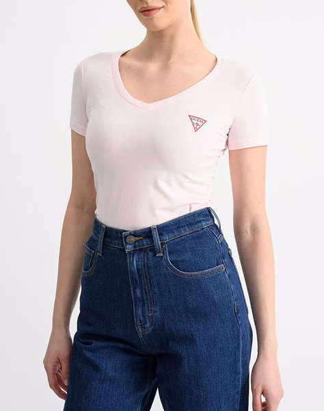 GUESS SS VN MINI TRIANGLE TEE ДАМСКА БЛУЗА