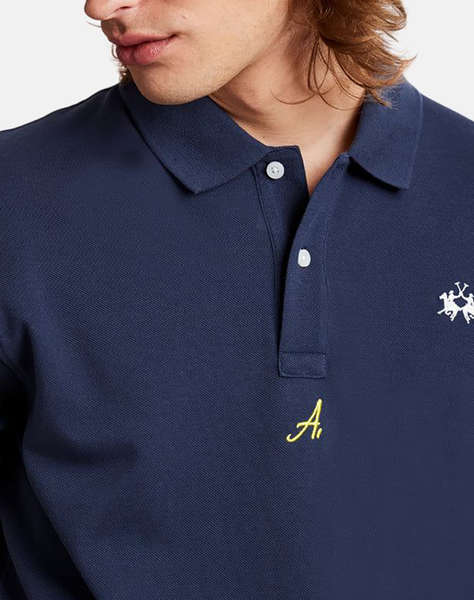 LA MARTINA BLOUSE POLO KM MAN POLO S/SLEEVE COTTON PIQUE