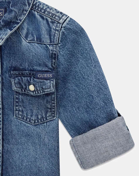 GUESS KIDS DENIM ADJ. LS SHIRT РИЗА CHILDREN BOY