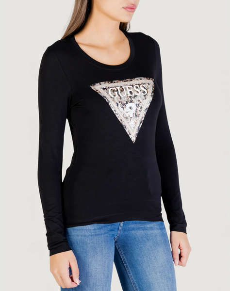 GUESS LS CN LEO TRIANGLE TEE ДАМСКА БЛУЗА
