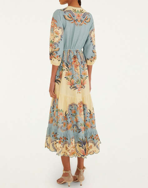 FARM RIO BOHO BEAUTY BUTTER MAXI DRESS-BOHO BEAUTY BUTTER