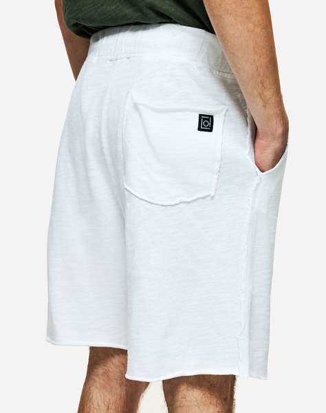 DIRTY LAUNDRY SWEATBERMUDA WITH RAW EDGES