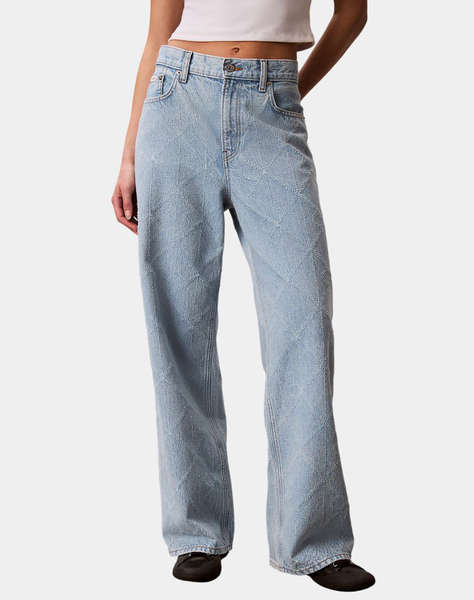 CALVIN KLEIN JEANS LOW RISE BAGGY NEEDLEPUNCH CK TR