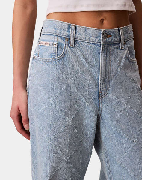 CALVIN KLEIN JEANS LOW RISE BAGGY NEEDLEPUNCH CK TR