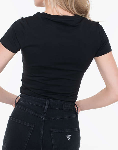 GUESS SS CN FLOWERS TRIANGLE TEE ДАМСКА БЛУЗА