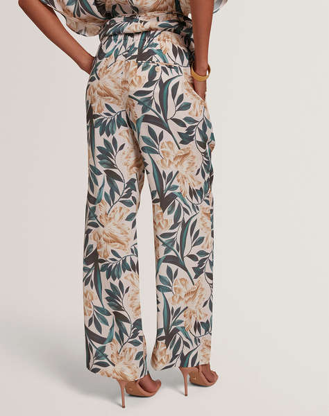 TED BAKER GRIESHA Printed Mid Rise Straight Leg Trouser