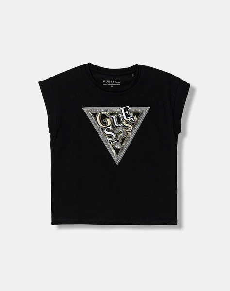 GUESS MIDI SS T-SHIRT W/SEQUINS Детска блуза GIRL