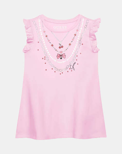 GUESS KIDS INTERLOCK SS DRESS ДЕТСКА РОКЛЯ GIRL