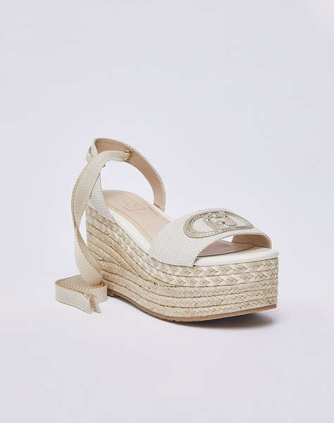 LIU JO DRESS 2_BALI 02 - SANDAL CANVAS/METALLIC ДАМСКИ ОБУВКИ