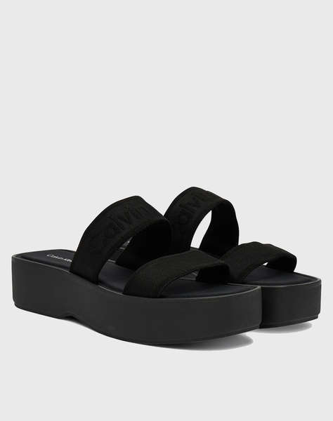 CALVIN KLEIN JEANS FLATFORM SNDL WEBBING