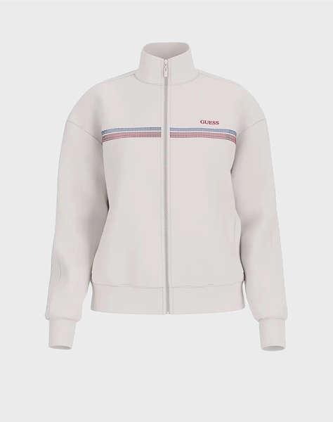 GUESS BERTHE HIGH NECK FULL-ZIP SWEAДАМСКИ СУИТШЪРТ