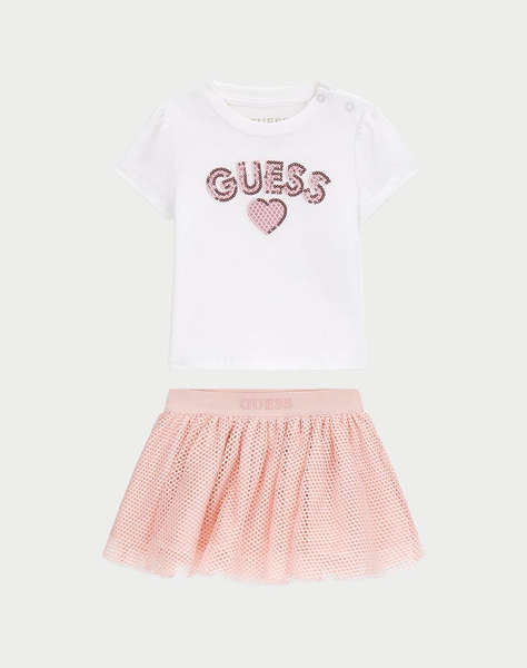 GUESS SET T-SHIRT+ SKIRT ДЕТСКИ КОМПЛЕКТ GIRL