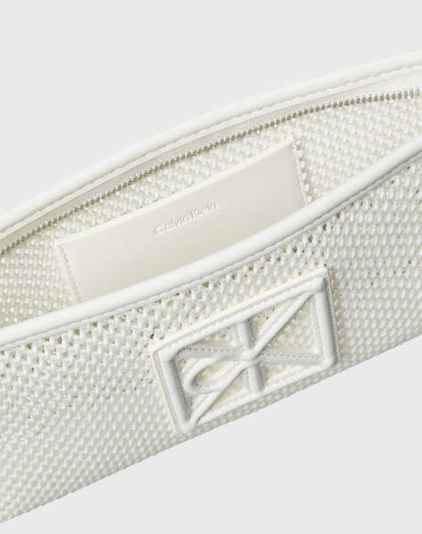 CALVIN KLEIN JEANS EMBLEM MESH CONVERTIBLE POUCH