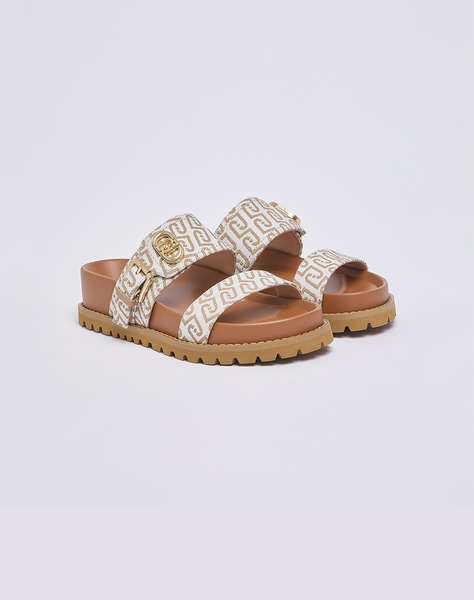 LIU JO DRESS 2_LIVIA 02 - SANDAL MONOGRAM JACQUARD ДАМСКИ ОБУВКИ