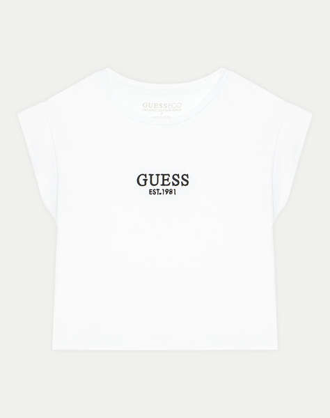 GUESS KIDS CROP SS T-SHIRT ДЕТСКА БЛУЗА GIRL