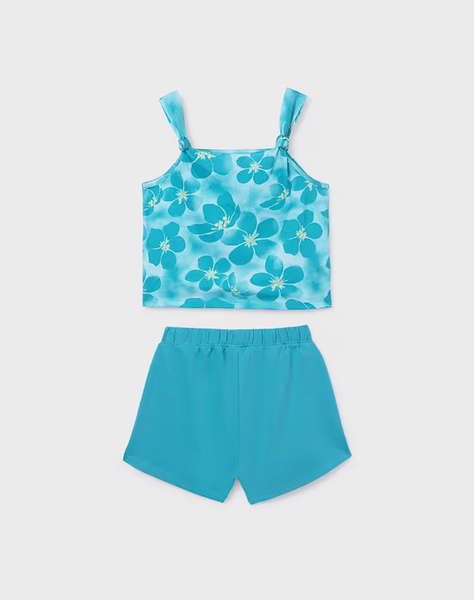 MAYORAL PRINTED SHORTS SET