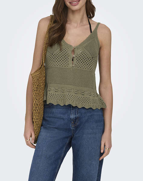 ONLY ONLLISON SL PEPLUM TOP KNT