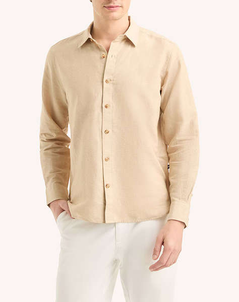 NAUTICA РИЗА ΜΜ L/S LINEN SOLID FCA