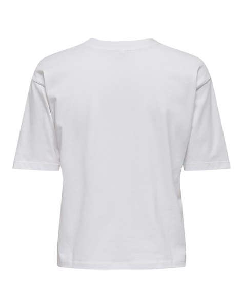 ONLY ONLRHINE S/S BOXY PRINT TOP BOX JRS