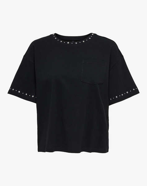 ONLY ONLTERZA S/S O-NECK TOP BOX JRS