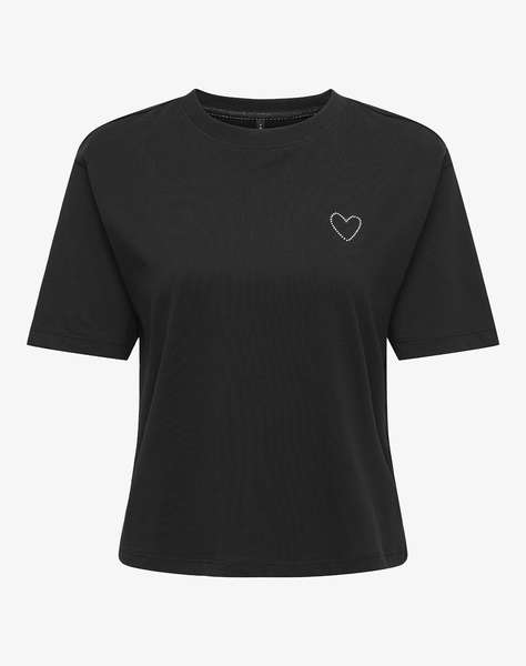 ONLY ONLRHINE S/S BOXY PRINT TOP BOX JRS