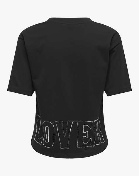 ONLY ONLRHINE S/S BOXY PRINT TOP BOX JRS