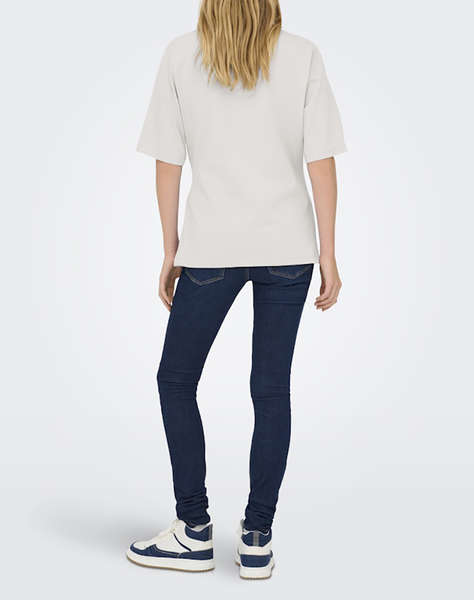ONLY ONLMARIE 2/4 O-NECK TOP BOX JRS
