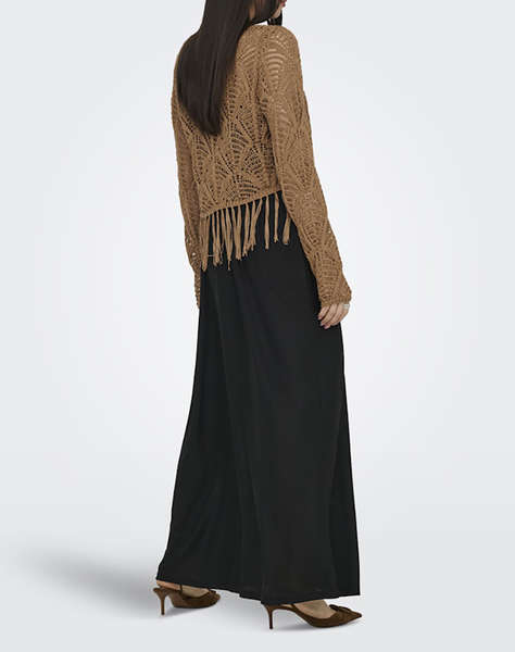 ONLY ONLLEONIE LS STRUCTUR FRING ONECK CC KNT