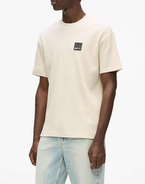 KARL LAGERFELD JEANS KLJ REG SS WAFFLE TEE