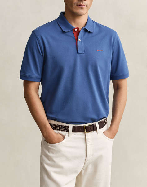 GANT BLOUSE ΚΜ REG CONTRAST PIQUE SS POLO